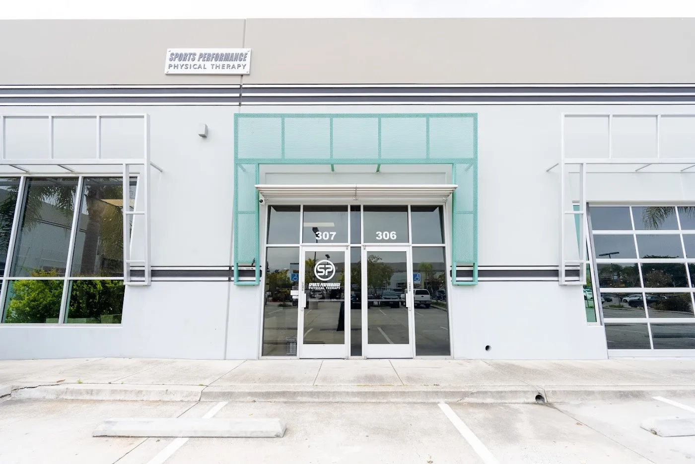 Front entrance of Sports Performance Physical Therapy, Suite 307, Chula Vista, California